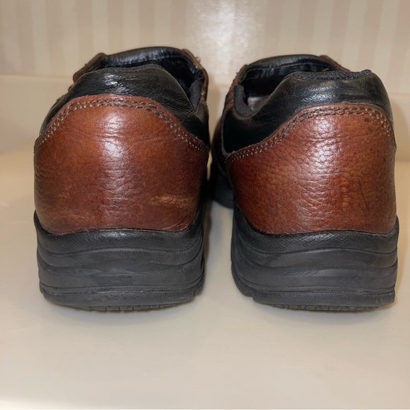 Thorogood Composite Safety Toe Slip-On Brown Leather Oxford Shoe Unisex - Picture 7 of 16